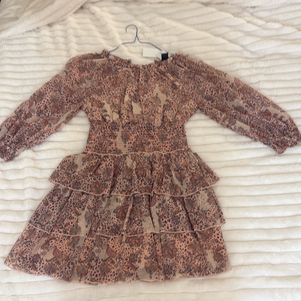 French connection floral dress long sleeve